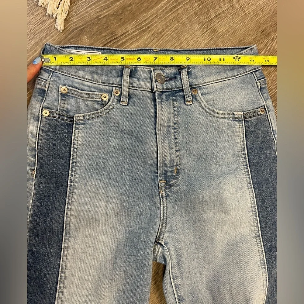 GAP High Rise Two Tone Vintage Slim Jeans 27 - Picture 6 of 8